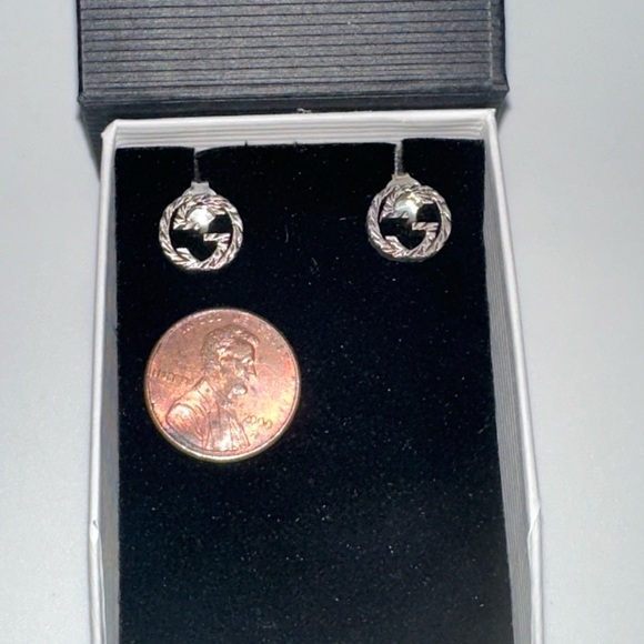 SOLD~Gucci studs - Picture 3 of 5